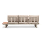 Nevada hoek loungeset 6 personen | aluminium + polywood | beige | 3-delig - 305x228cm