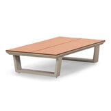 Nevada hoek loungeset 6 personen | aluminium + polywood | beige | 3-delig - 305x228cm