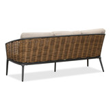 Lucca stoel-bank loungeset 5 personen | wicker + aluminium | zand | 4-delig