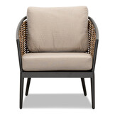 Lucca stoel-bank loungeset 5 personen | wicker + aluminium | zand | 4-delig