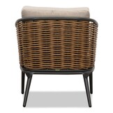 Lucca stoel-bank loungeset 5 personen | wicker + aluminium | zand | 4-delig