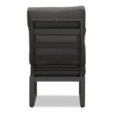 Manhattan dining loungeset met verstelbare tafel 6 personen | aluminium + polywood | antraciet | 5-delig - 273x213cm