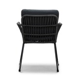 James/Harper Lava Grey dining tuinset | 6 personen | teakhout + touw | 260cm