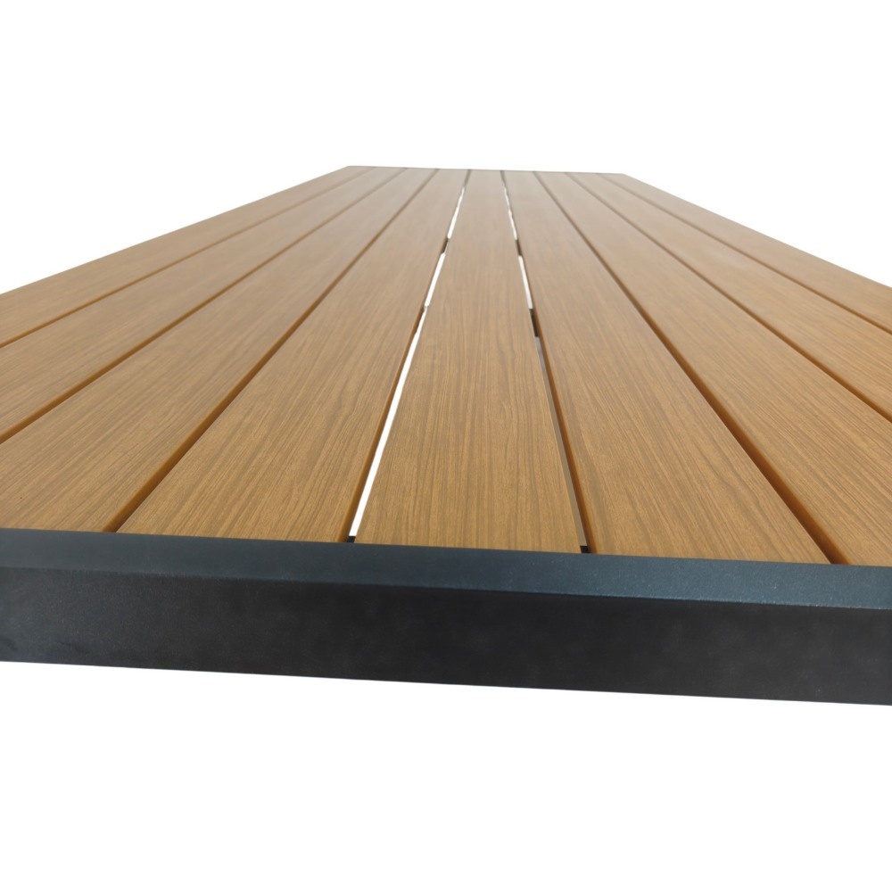 Manchester dining tuintafel 6 personen | polywood + aluminium | Natural Wood | 205cm