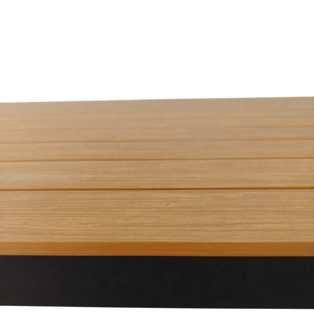 Manchester dining tuintafel 6 personen | polywood + aluminium | Natural Wood | 205cm