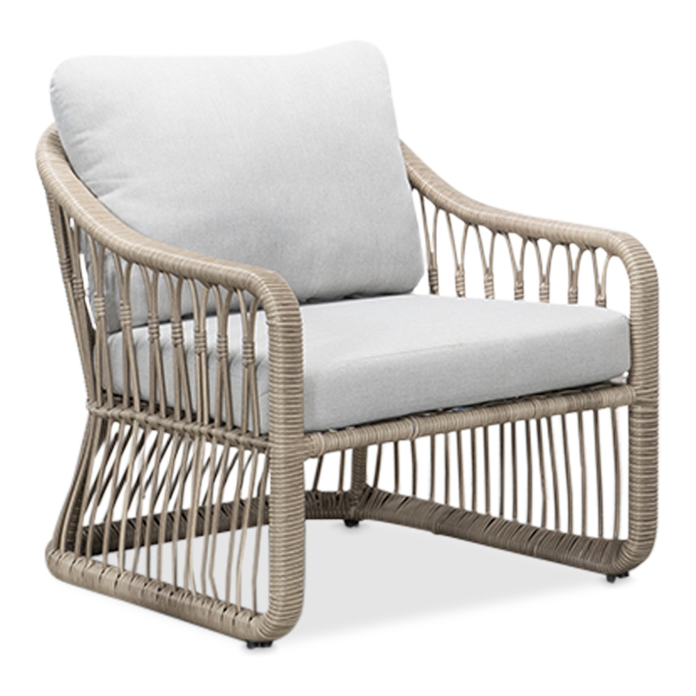 Bruno loungestoel tuin | wicker | Desert Tan