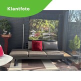 Arezzo 2-in-1 loungebank/ligbed | aluminium + polywood | 228cm