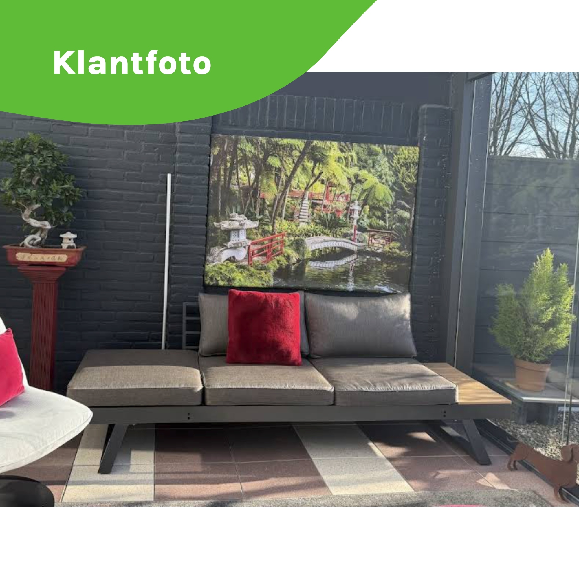 Arezzo 2-in-1 loungebank/ligbed | aluminium + polywood | 228cm