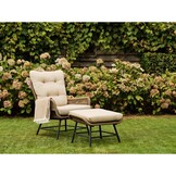 Dex lounge balkonset 2 personen | touw + aluminium | Sahara Dust | 5-delig