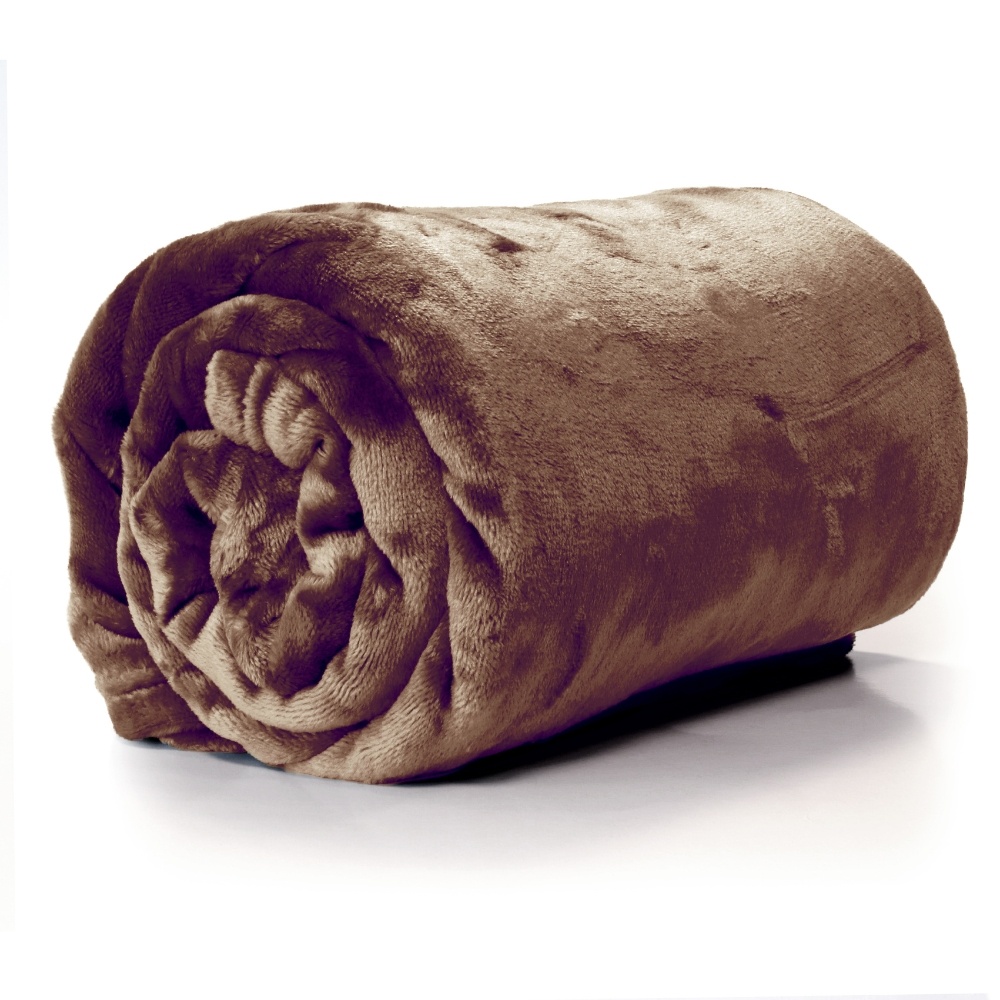 Unique Living Enzo plaid | Rocky Brown | 180x130cm