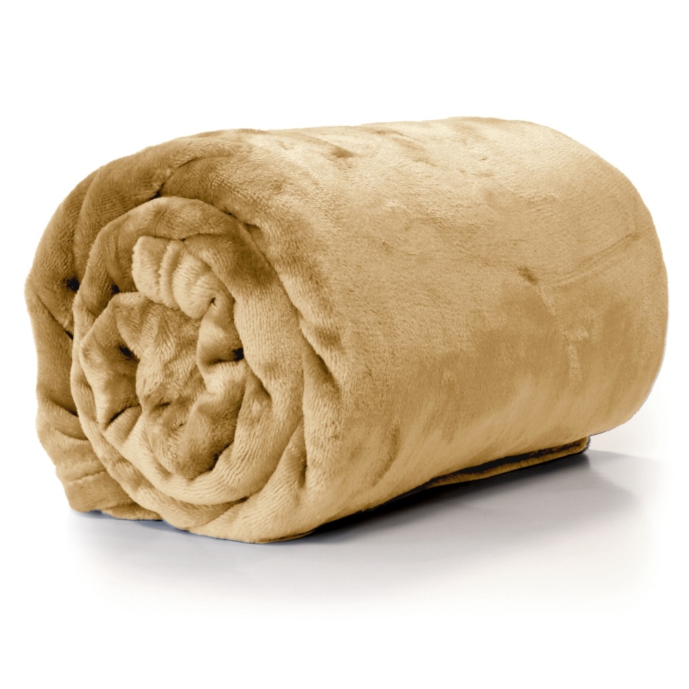 Unique Living Enzo plaid | latte | 180x130cm