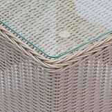 Glasgow lounge balkonset - verstelbaar 2 personen | wicker + aluminium | Royal Sand | 5-delig