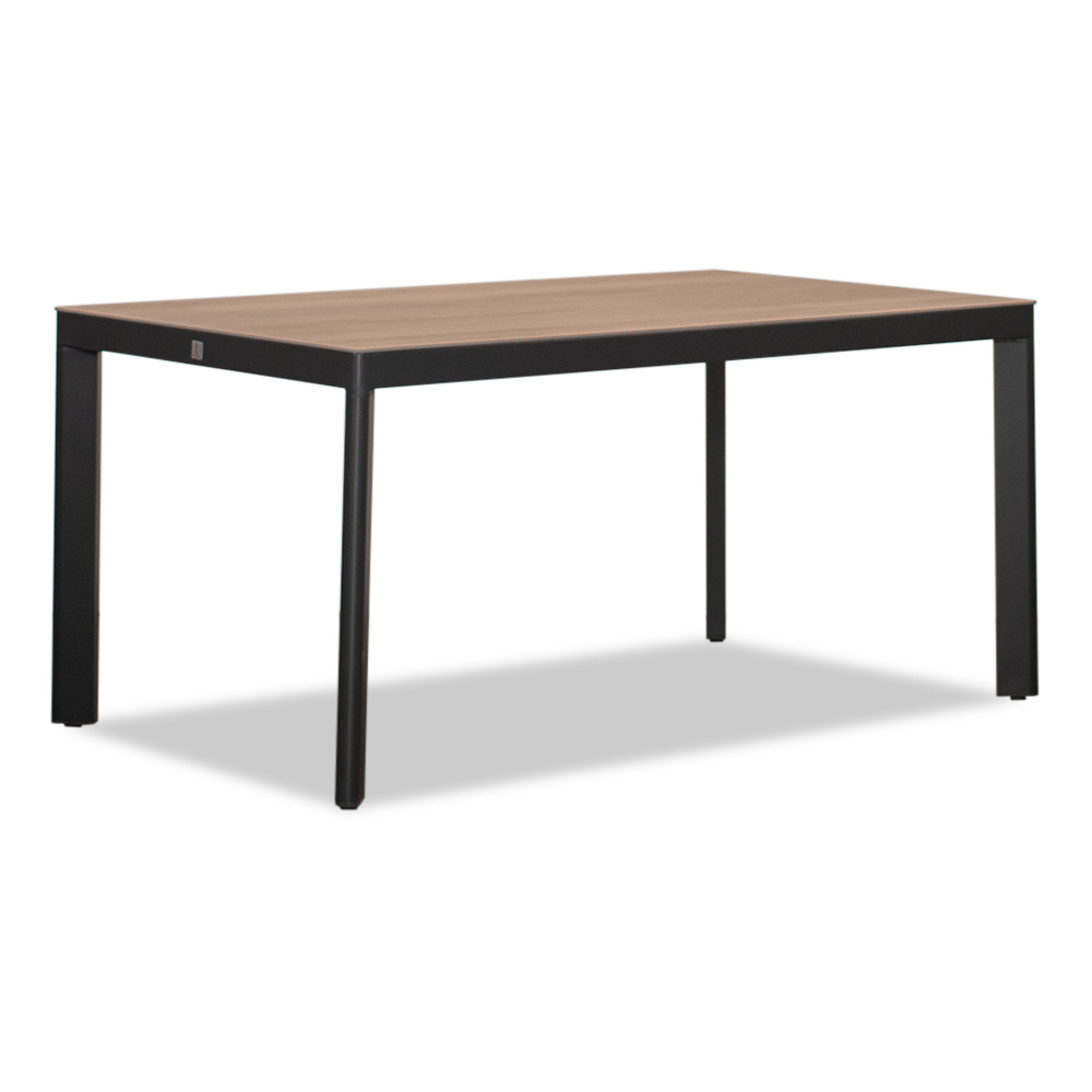 Royan dining tuintafel 4 personen | aluminium | Natural Wood | 160cm afbeelding