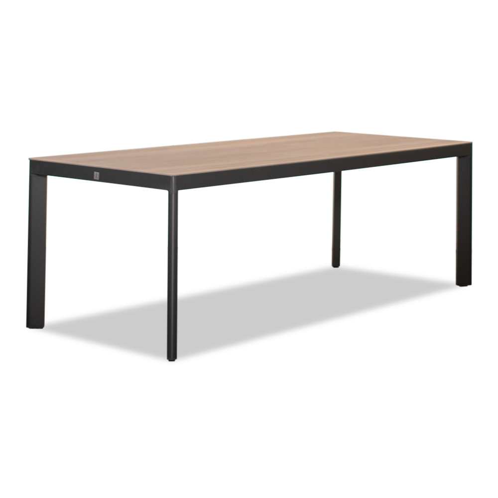 Royan dining tuintafel 6 personen | aluminium | Natural Wood | 220cm afbeelding