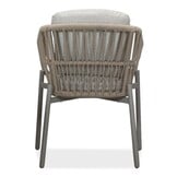 Velora/Rico zand dining tuinset | 6 personen | travertin + aluminium | 250cm