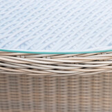 Madrid/Madrid Ash Grey dining tuinset | 5 personen | wicker | 150cm rond