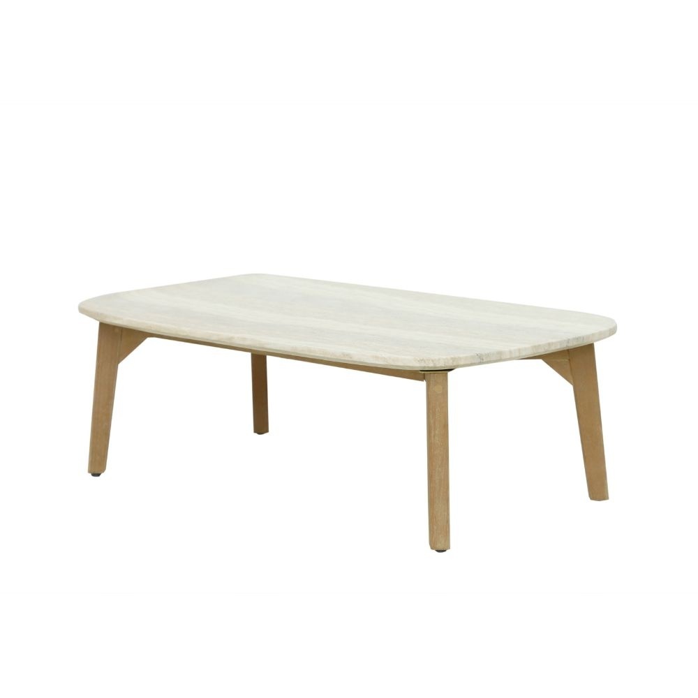 Matera loungetafel | hardhout + polystone | 120x70cm