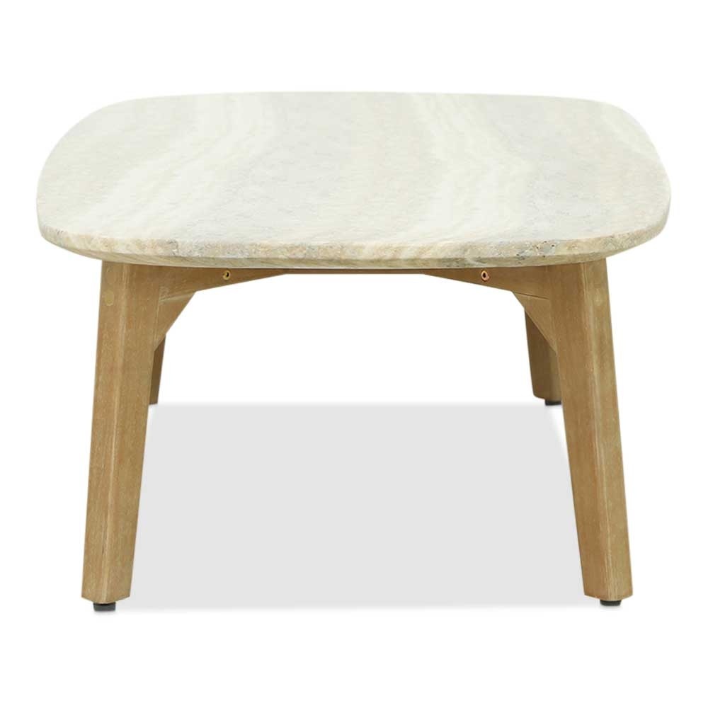 Matera loungetafel | hardhout + polystone | 120x70cm