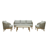 Matera loungetafel | hardhout + polystone | 120x70cm