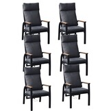 Annecy antraciet dining tuinset | 6 personen | teakhout + aluminium | 227cm