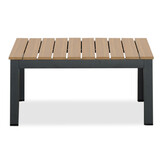Nebraska hoek loungeset 5 personen | aluminium + polywood | antraciet | 4-delig - 240x240cm
