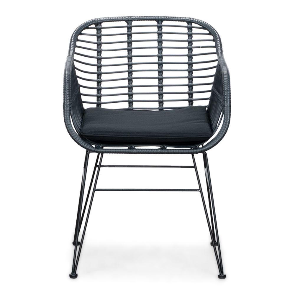 Laussane/Napels dining tuinset 7-delig | hardhout + wicker | 250cm