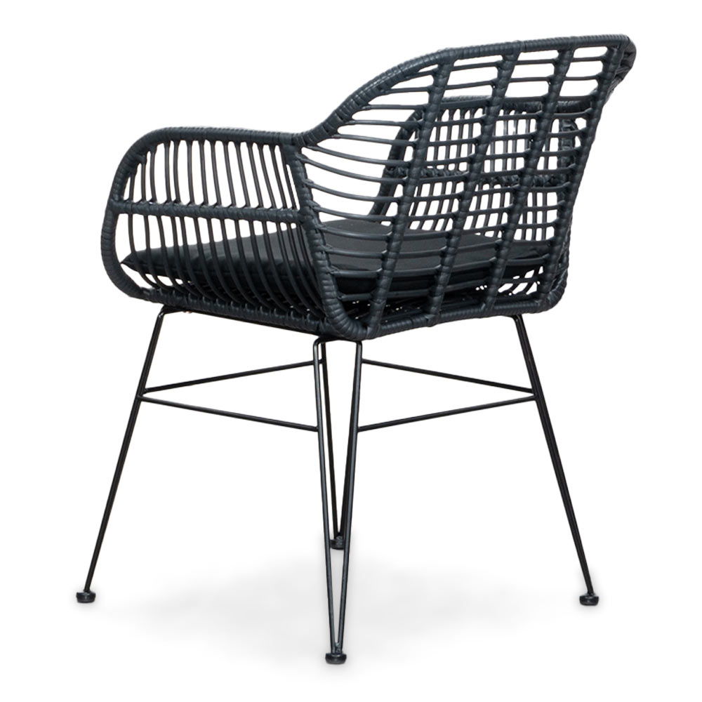 Laussane/Napels dining tuinset 7-delig | hardhout + wicker | 250cm