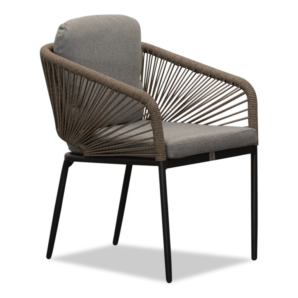 Laussane/Savanna dining tuinset 7-delig | betonlook + aluminium | 250cm