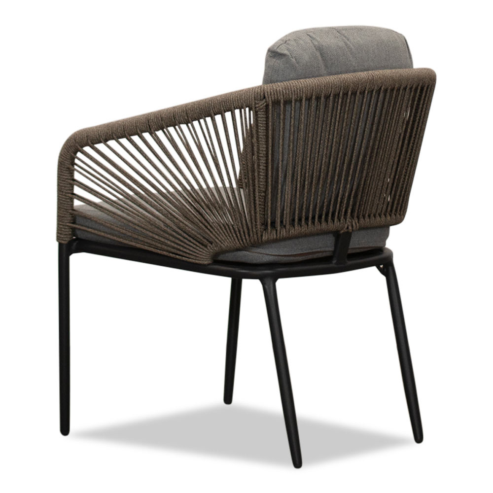 Laussane/Savanna dining tuinset 7-delig | betonlook + aluminium | 250cm