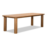 Laredo/Karlstad wit dining tuinset | 6 personen | hardhout + kunststof | 255cm