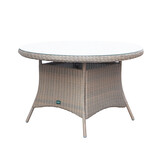Madrid/Kansas dining tuinset | 4 personen | wicker | 120cm rond