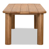 Laredo/Seville olijfgroen dining tuinset | 6 personen | hardhout + aluminium | 255cm