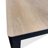 Royan dining tuintafel 6 personen | aluminium | Natural Wood | 220cm