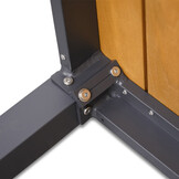 Delta/Seville zand dining tuinset | 4 personen | teakhout + aluminium | 160cm