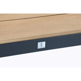 Vigo/Tulum Sahara Dust dining tuinset | 8 personen | teakhout + touw | 320cm