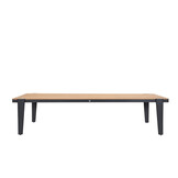 Vigo/Carlos antraciet dining tuinset | 8 personen | teakhout + wicker | 320cm