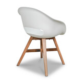 Veltis/Karlstad wit dining tuinset | 8 personen | betonlook | 300cm