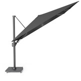 Challenger T² Glow zweefparasol - premium doek | 300x300cm  | Faded Black