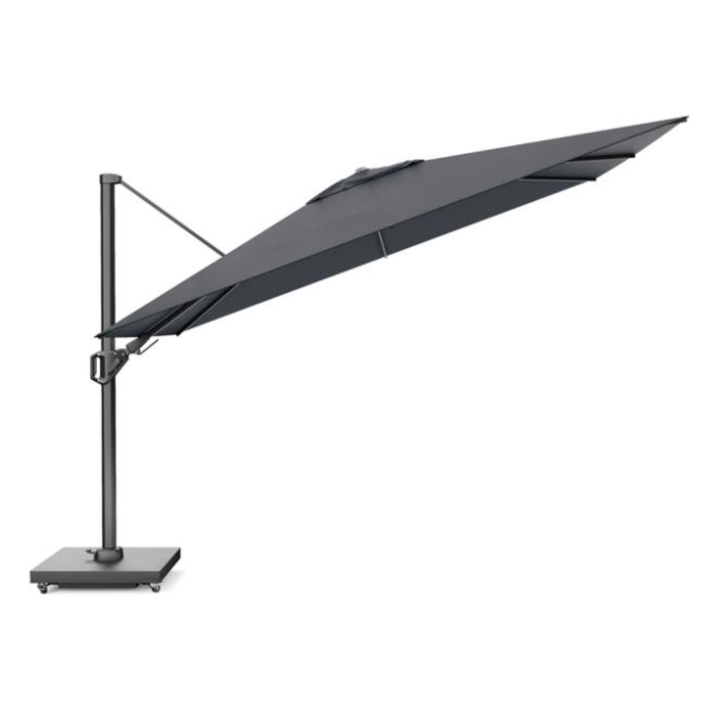 Challenger T² zweefparasol - premium doek | 260x350cm  | Faded Black afbeelding
