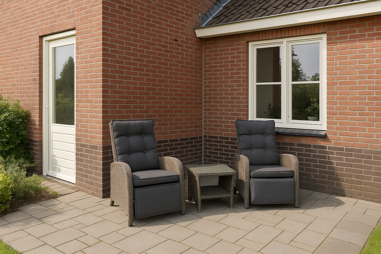 Tuin inspiratie hoekwoning