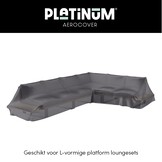 Loungesethoes platform 350x275x90xH30/45/70cm rechts