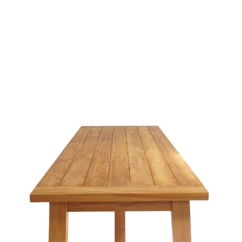 Alba/Lucca dining tuinset | 6 personen | teakhout + wicker | 250cm