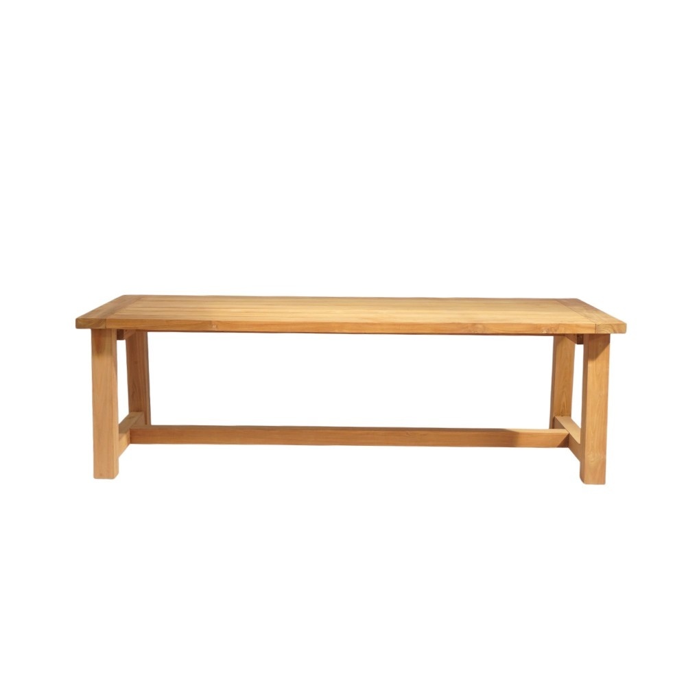 Alba/Lucca dining tuinset | 6 personen | teakhout + wicker | 250cm