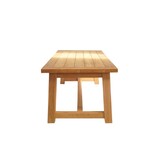 Alba/Portofino Sahara Dust dining tuinset | 6 personen | teakhout + touw | 250cm