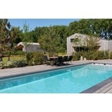 Dallas antraciet/Harper Lava Grey dining tuinset | 6 personen | polywood + touw | 220cm