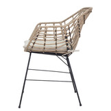 Veltis/Charlotte dining tuinset | 8 personen | betonlook + wicker | 300cm