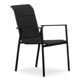 Toledo dining tuinstoel | aluminium + textileen | antraciet