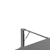 Beaufort zweefparasol - premium doek | 320x320cm met Venezia parasolvoet 120kg | Manhattan