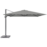 Challenger T¹ zweefparasol - premium doek | 350x350cm met Modena parasolvoet 120kg | Manhattan