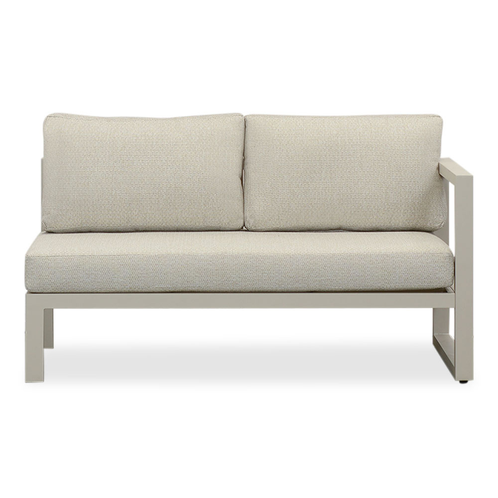 Cordoba hoek loungeset incl. tussenmodule | aluminium | 300x228cm | beige